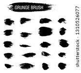 vector set of grunge brush... | Shutterstock .eps vector #1310526077