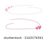 hand drawn linear cute pink... | Shutterstock .eps vector #2163176561