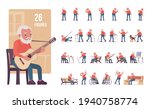 old man  elderly person set ... | Shutterstock .eps vector #1940758774