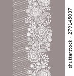 Vertical Seamless Pattern Lace.