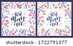best mom ever greeting cards... | Shutterstock .eps vector #1722791377