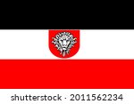 historic flag of the german... | Shutterstock . vector #2011562234