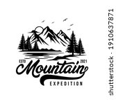 Vintage Mountain Logo Design...