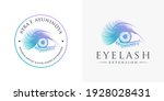 luxury beauty eye lashes logo... | Shutterstock .eps vector #1928028431