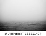 misty sea