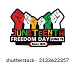 juneteenth freedom day of... | Shutterstock .eps vector #2133622357