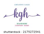 kgh lettering  perfect for... | Shutterstock .eps vector #2175272541
