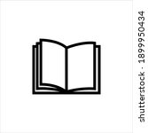 book icon. sign design vector... | Shutterstock .eps vector #1899950434