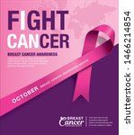 breast cancer awareness month... | Shutterstock .eps vector #1466214854