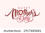 happy mothers day lettering.... | Shutterstock .eps vector #1917683681