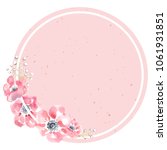 pastel pink speckled background ... | Shutterstock . vector #1061931851