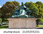 Small photo of BUDAPEST, HUNGARY - September 06, 2021: Statue of Empress Elisabeth of Austria and Queen of Hungary (Nicknamed Sisi) in Budapest, Hungary