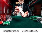 Croupier or casino dealer at...