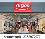 Small photo of Sussex, UK - August 11, 2023: Argos store within the interior space of a Sainsbury’s supermarket, Sussex, England.
