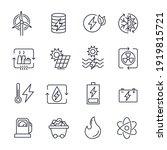 set of energy types icon.... | Shutterstock .eps vector #1919815721