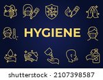 set of hygiene icon.... | Shutterstock .eps vector #2107398587