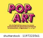 Modern Retro Old Pop Art Font...