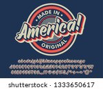 made in america vintage badge ... | Shutterstock .eps vector #1333650617