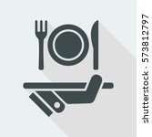 restaurant icon | Shutterstock .eps vector #573812797