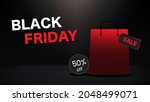abstract vector black friday... | Shutterstock .eps vector #2048499071
