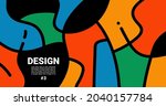 trend colorful abstract... | Shutterstock .eps vector #2040157784