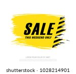 sale banner layout design | Shutterstock .eps vector #1028214901