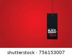 black friday sale banner | Shutterstock .eps vector #756153007