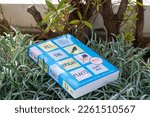 Small photo of Setif, Algeria - February 12, 2023: Close up Jennifer Niven's All the Bright Places novel in the garden. Young adult fiction.