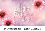 vector illustration of mother's ... | Shutterstock .eps vector #1354260527