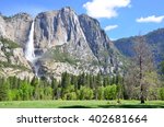 Yosemite Falls In Yosemite...