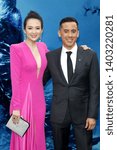 Small photo of Michael Dougherty and Zhang Ziyi at the Los Angeles premiere of 'Godzilla: King Of The Monsters' held at the TCL Chinese Theatre in Hollywood, USA on May 18, 2019.