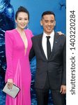 Small photo of Michael Dougherty and Zhang Ziyi at the Los Angeles premiere of 'Godzilla: King Of The Monsters' held at the TCL Chinese Theatre in Hollywood, USA on May 18, 2019.