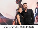 Small photo of Ben Affleck and Jennifer Lopez at the Los Angeles premiere of 'The Flash' held at the Ovation in Hollywood, USA on June 12, 2023
