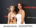 Small photo of Channah Zeitung and Charlotte Fountain-Jardim at the Los Angeles premiere of 'Natty Knocks' held at the Harmony Gold Theater in Hollywood, USA on June 30, 2023.