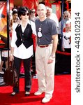 Small photo of Jeffrey Katzenberg and Marilyn Katzenberg at the Los Angeles premiere of 'Kung Fu Panda' held at the Grauman's Chinese Theater in Hollywood, June 1, 2008.