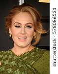 Small photo of Adele at the 59th GRAMMY Awards held at the Staples Center in Los Angeles, USA on February 12, 2017.