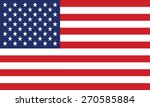 united states flag vector | Shutterstock .eps vector #270585884
