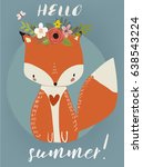 Summer Cute Fox