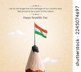 Small photo of Happy Education Republic Day and Independence Day of india