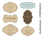 vintage labels and tag frames... | Shutterstock .eps vector #1928546414