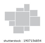 creative theme mood board  logo ... | Shutterstock .eps vector #1907156854