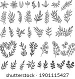 cute simple set with lives.... | Shutterstock .eps vector #1901115427