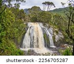 Small photo of Cathy's Falls along the beautiful four day trek in the Rwenzori Mountains to Mutinda Lookout.
