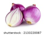 Peeled Purple Onion Or Red...