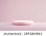 pink product display or podium... | Shutterstock . vector #1891864861