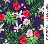 tropical seamless pattern with... | Shutterstock .eps vector #1112228081