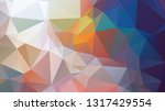 abstract color polygon... | Shutterstock .eps vector #1317429554