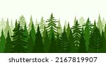 pine trees silhouette nature... | Shutterstock .eps vector #2167819907