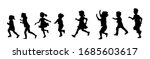 little children running... | Shutterstock .eps vector #1685603617