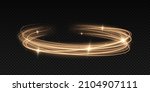 magic flash glare. golden swirl ... | Shutterstock .eps vector #2104907111